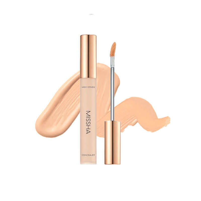 MISSHA Stay Tip Concealer High Cover in 3.8ml, a base makeup product by Lakinza K-beauty, showing the sleek applicator and packaging