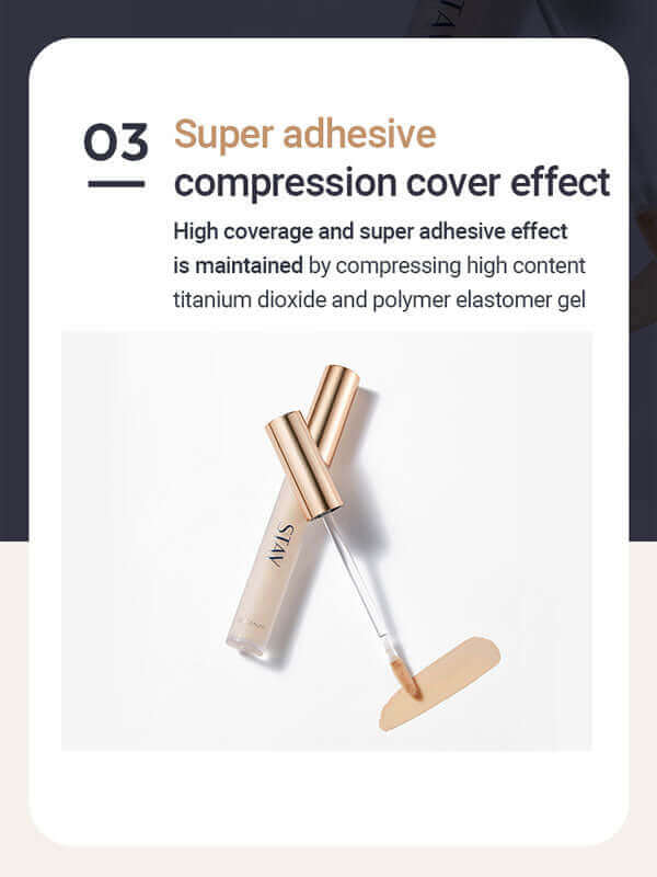 MISSHA Stay Tip Concealer High Cover in 3.8ml, a K-beauty base makeup product with a sleek applicator tip and high coverage formula.