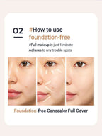 Missha Stay Tip Concealer High Cover in 3.8ml, a base makeup product with a sleek applicator, designed for full coverage.