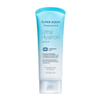 MISSHA Super Aqua Ultra Hyalron Peeling Gel in 100ml bottle, a gentle K-beauty facial cleanser with hydrating ingredients.