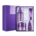 MISSHA Time Revolution Night Special anti-aging gift set featuring skincare products from Lakinza K-beauty line.
