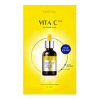 MISSHA Vita C Plus Ampoule Mask 25g, a brightening skincare mask by Lakinza K-beauty, shown on a clean white background.