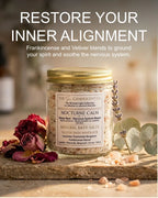 Luxury mineral bath soak gift set from The InnerCandescent Co featuring colorful mineral-infused bath products in a decorative box.