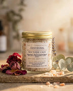 Luxury mineral bath soak gift set from The InnerCandescent Co, featuring a collection of mineral-infused bath products.