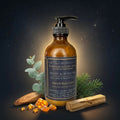 Botanical luxury hand and body lotion from The InnerCandescent Co, featuring natural ingredients and elegant packaging.