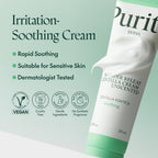 Lakinza K-beauty Purito Wonder Releaf Centella Cream Unscented 50ml, soothing skincare cream in a white jar with green accents.