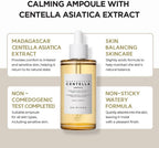 Lakinza K-beauty SKIN1004 Madagascar Centella Ampoule 100ml serum bottle with label and dropper cap.