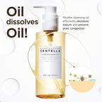 SKIN1004 Madagascar Centella Double Cleansing Duo featuring two cleanser bottles with clean, minimalist packaging and natural skincare branding