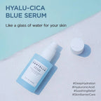 Miniature SKIN1004 Madagascar Centella Hyalu-Cica Blue Serum by Lakinza K-beauty, showing the blue serum bottle on a white background.