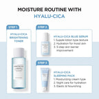 Lakinza SKIN1004 Madagascar Centella Hyalu-Cica Brightening Toner Mini 30ml in a clear bottle with a pump dispenser