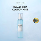 Lakinza K-beauty SKIN1004 Madagascar Centella Hyalu-Cica Cloudy Mist toner in a 120ml bottle, featuring a clear, mist sprayer.