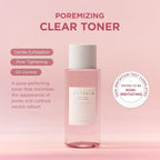 Lakinza K-beauty SKIN1004 Madagascar Centella Pore-Refining Clear Toner 210ml, bottle with label and clear liquid inside.