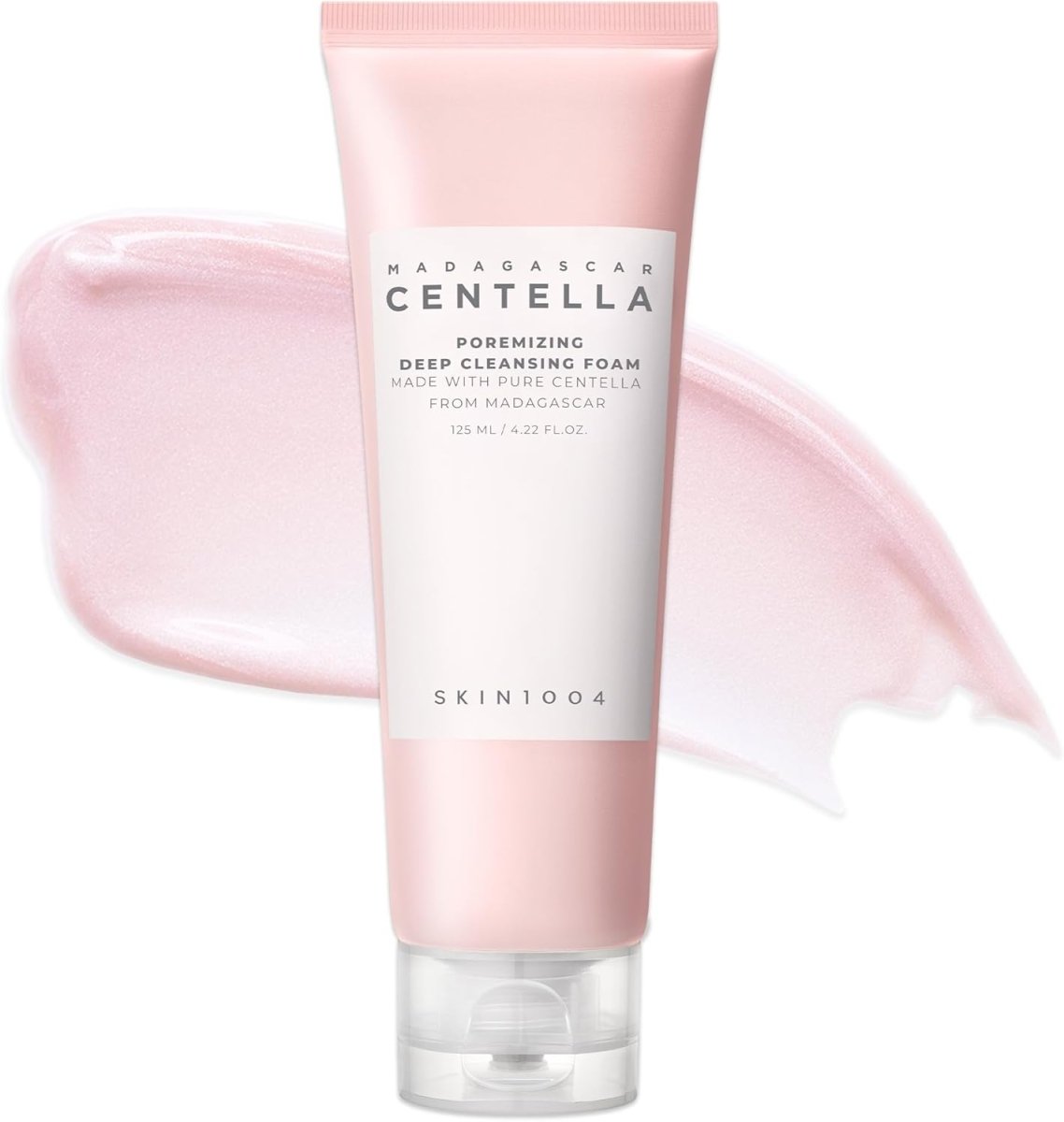 Lakinza K-beauty SKIN1004 Madagascar Centella Pore-Reducing Deep Cleansing Foam 125ml, foaming cleanser for clear skin