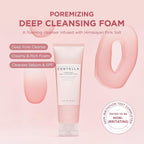Lakinza K-beauty SKIN1004 Madagascar Centella Pore-Refining Deep Cleansing Foam 125ml bottle with pump