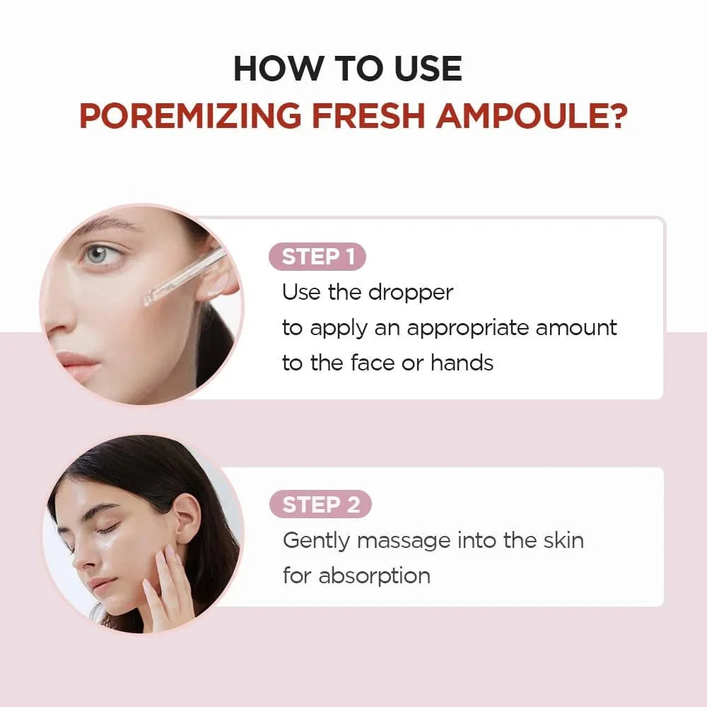 Lakinza K-beauty SKIN1004 Madagascar Centella Pore-Refining Fresh Ampoule 100ml bottle with clear label and pump dispenser