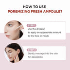 Lakinza K-beauty SKIN1004 Madagascar Centella Pore-Refining Fresh Ampoule 100ml bottle with clear label and pump dispenser