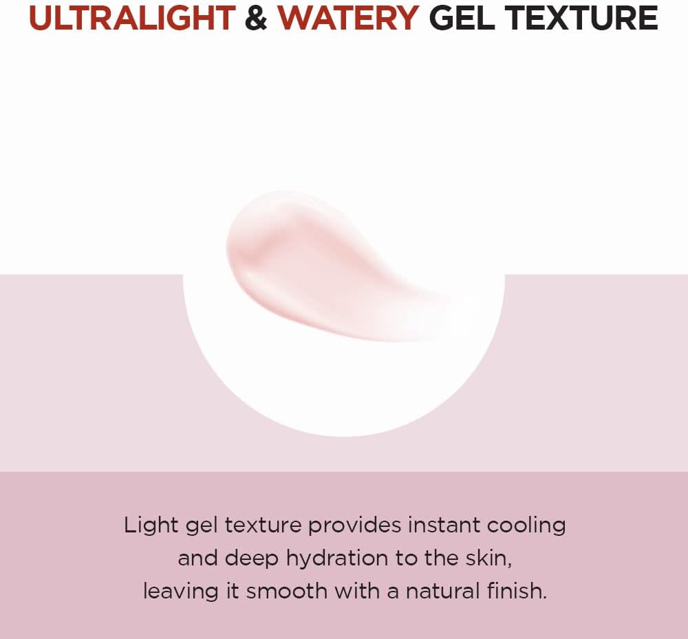 Lakinza K-beauty SKIN1004 Madagascar Centella Pore-Refining Light Gel Cream, 75ml, in a sleek white jar with product label