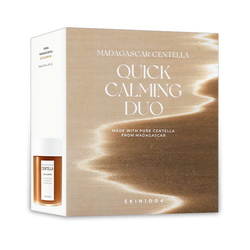 SKIN1004 Madagascar Centella Quick Calming Duo gift set with soothing skincare products from Lakinza K-beauty featuring Centella extract.
