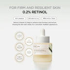 Lakinza K-beauty SKIN1004 Madagascar Centella Retinol 0.2 Boosting Shot Ampoule 30ml, clear glass bottle with dropper cap
