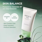 Lakinza K-beauty SKIN1004 Madagascar Centella Tea-Trica B5 Cream 75ml jar with label and open lid, showcasing the skincare product.