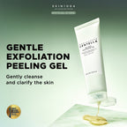 Lakinza K-beauty SKIN1004 Madagascar Centella Tea-Trica Mild Peeling Gel cleanser in 125ml tube, gentle exfoliating skincare product.
