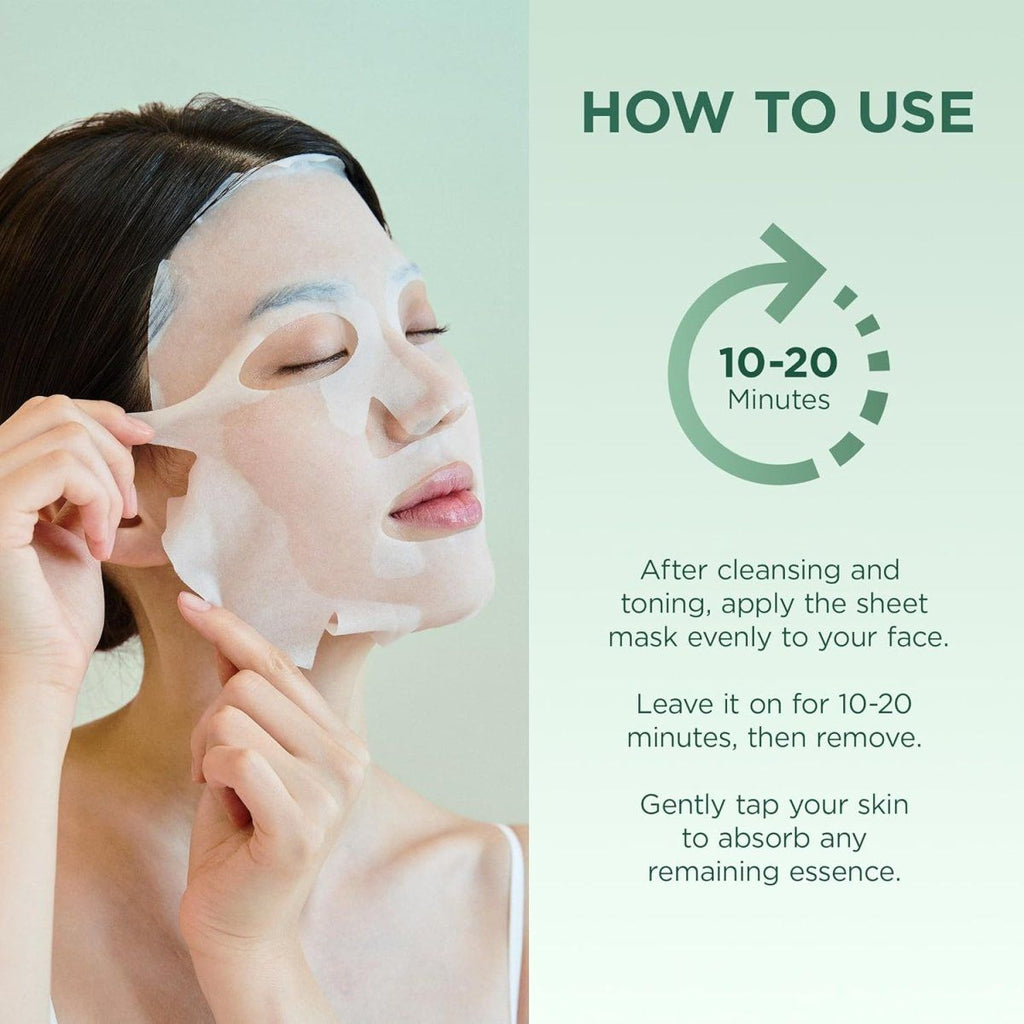 Lakinza K-beauty SKIN1004 Madagascar Centella Tea-Trica Relaxing Mask, 24ml, set of 5 masks, soothing skincare product