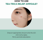 Miniature SKIN1004 Madagascar Centella Tea-Trica Relief Ampoule by Lakinza K-beauty, 30ml bottle for soothing skincare.