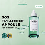 Lakinza SKIN1004 Madagascar Centella Tea-Trica Relief Ampoule 100ml, clear glass bottle with dropper, for soothing skin care.