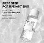 Lakinza K-beauty SKIN1004 Madagascar Centella Brightening Toner 210ml, clear bottle with toner inside and product label visible.