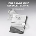 Lakinza K-beauty SKIN1004 Madagascar Centella brightening glow mask in 25ml jar with centella leaves and glowing skin effects