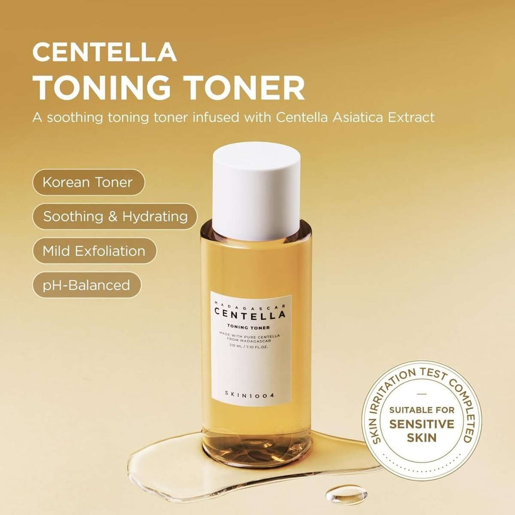 Miniature SKIN1004 Madagascar Centella Toning Toner in 30ml bottle, K-beauty skincare product with natural ingredients