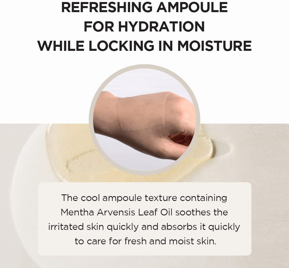 Lakinza K-beauty SKIN1004 Madagascar Centella Watergel Sheet Ampoule Mask 25ml laid out on a white surface.