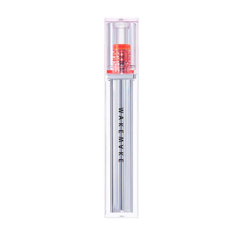 Lakinza WAKEMAKE Dewy Gel Glow Tint 3g lip makeup with a glossy, dewy finish in a vibrant pink shade.