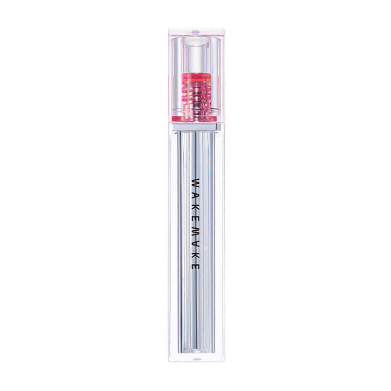 Lakinza WAKEMAKE Dewy Gel Glow Tint lip makeup in 3g tube, showcasing a glossy, dewy finish with vibrant color.