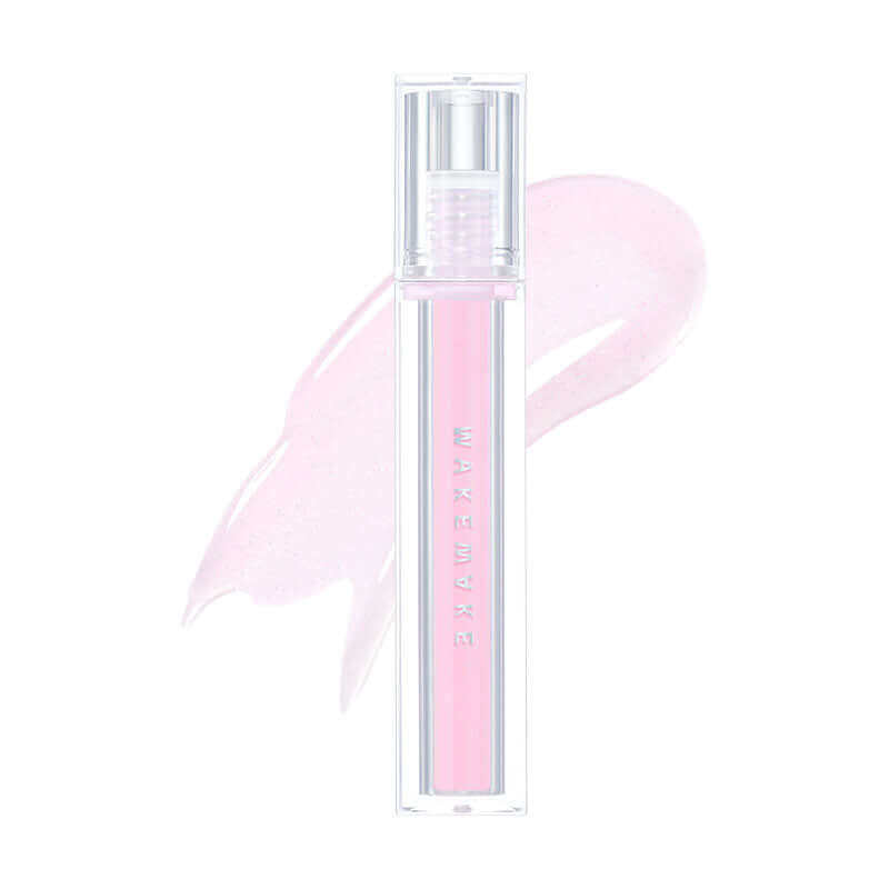 Lakinza WAKEMAKE Dewy Gel Glow Tint 3g lip makeup with a glossy, dewy finish in a small, portable tube.
