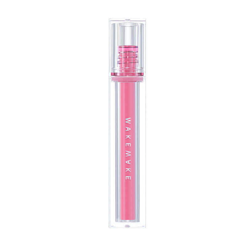 Lakinza WAKEMAKE Dewy Gel Glow Tint 3g lip makeup with a glossy, dewy finish and natural color on lips.